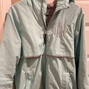 Blue Charles River Rain Jacket